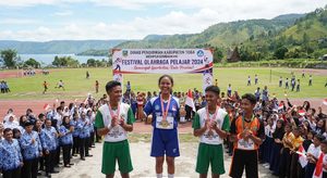 Jaring Bibit Atlet Berprestasi, Dinas Pendidikan Kabupaten Toba Resmi Gelar Festival Olahraga Pelajar