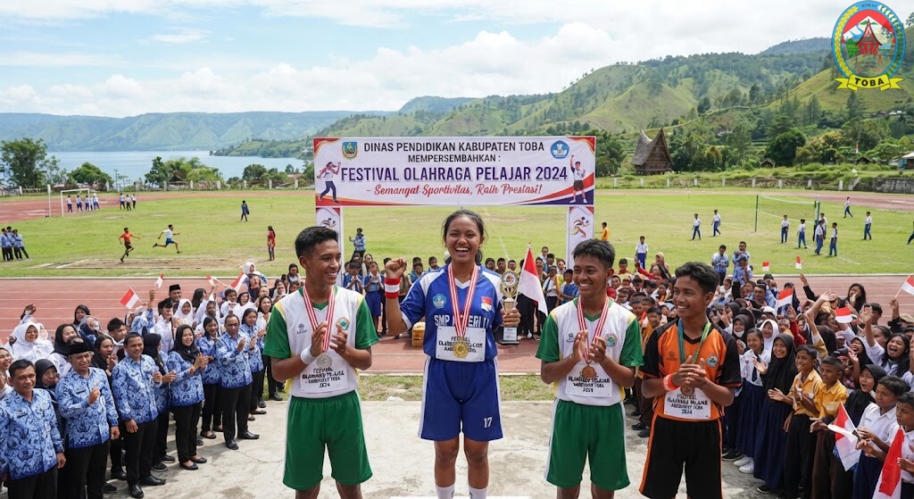 Jaring Bibit Atlet Berprestasi, Dinas Pendidikan Kabupaten Toba Resmi Gelar Festival Olahraga Pelajar